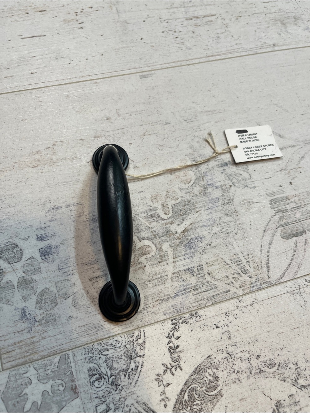 Hobby Lobby Black Metal Handle